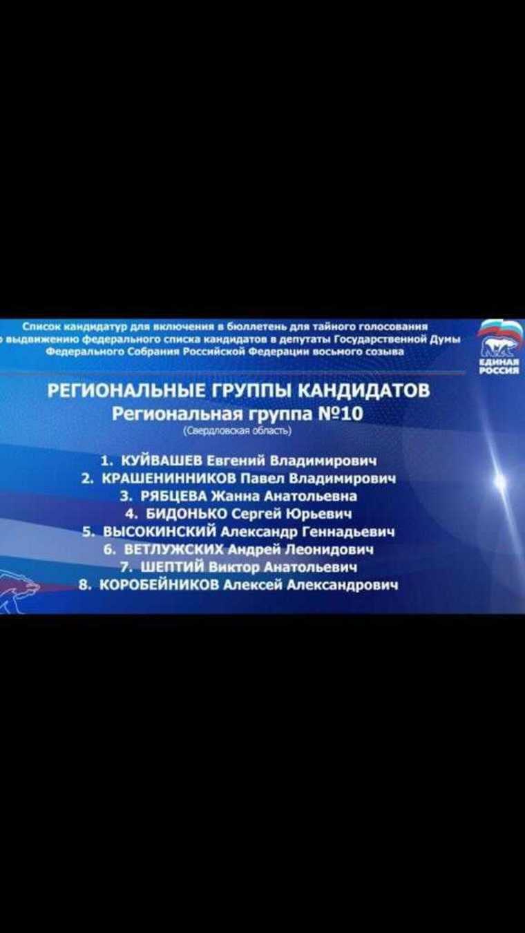 В Москве разрешилась интрига со свердловскими кандидатами в ГД